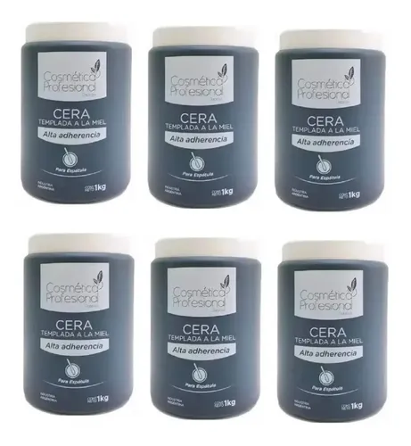 Cera Descartable Depilatoria Cosmetica Profesional 1kl X6un