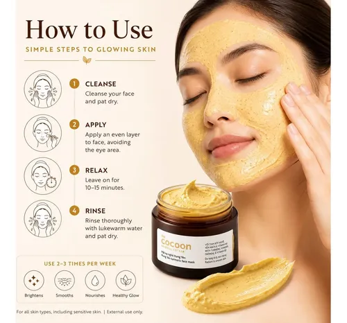 Mascarilla Vietnamita De Cúrcuma Cocoonoriginal 30 Ml