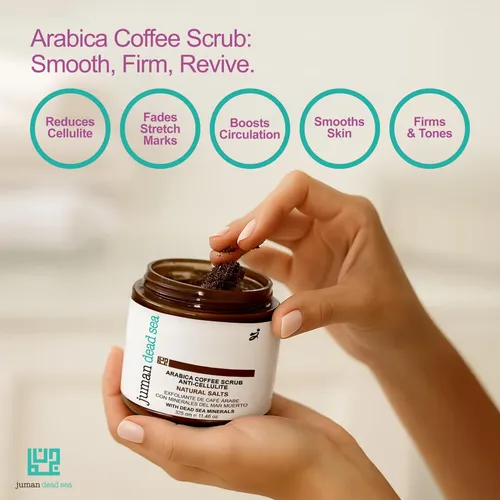 Exfoliante Corporal Juman 325g Café Y Minerales Del Mar Mue