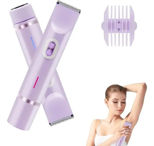 Afeitadora Eléctrica De Doble Cabezal Para Mujer, Bikinid