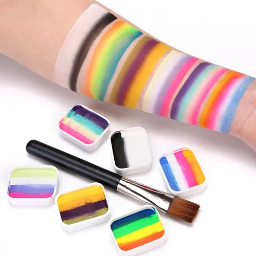 Set De Paletas De Pintura Waterolor: 12 Colores, 11 Pinceles