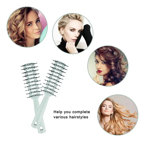 Cepillo De Pelo Bulk Fafortune Fashion Green Para Cabello Ri