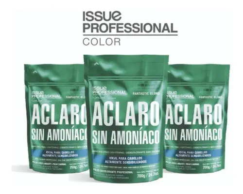 Polvo Decolorante Issue Fantastic Blond Sin Amoniaco X3