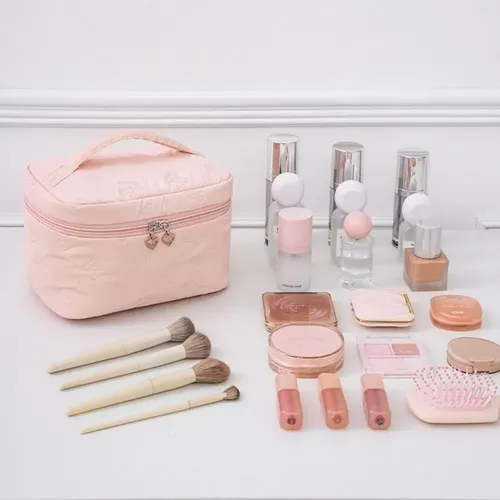 Neceser De Maquillaje Portátil Gran Capacidad Para Mujer