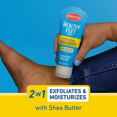 Crema Exfoliante Para Pies 2 En 1 O’keeffe’s Healthy Feet
