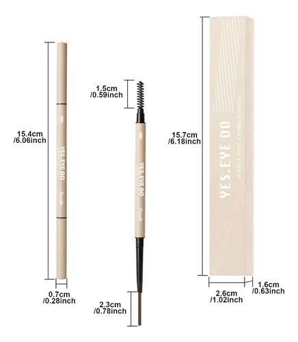 Lápiz Para Cejas Rubio Fino Resistente Al Sudor
