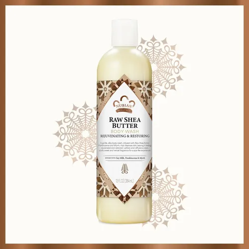 Gel De Baño Nubian Heritage, Manteca De Karité Cruda, 385 Ml