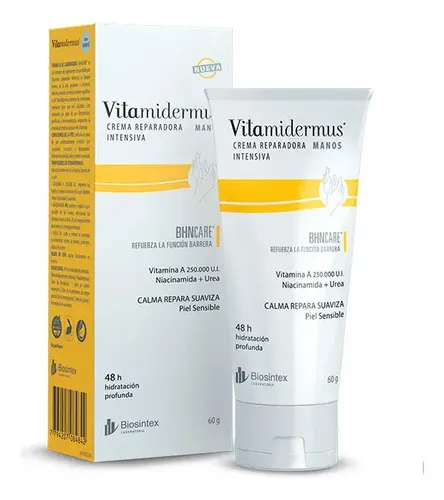 Crema Manos Vitamidermus Reparadora Karité Vitamina A 60g