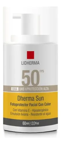 Dherma Sun Protector Facial Color Fps 50 Prot. Alta Uvb/uva