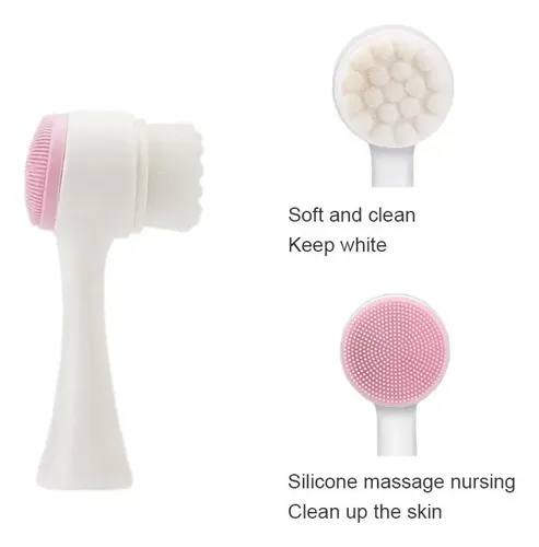 Cepillo de limpieza esponja facial masajeadora exfoliante
