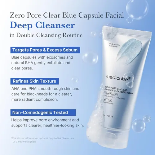 Limpiador Facial Medicube Zero Pore Cleanser Sa 120g