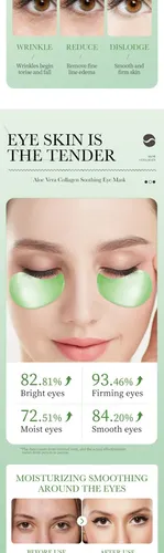 Parches Par Ojos Con Colágeno,reducen Ojeras,bolsas,eye Mask