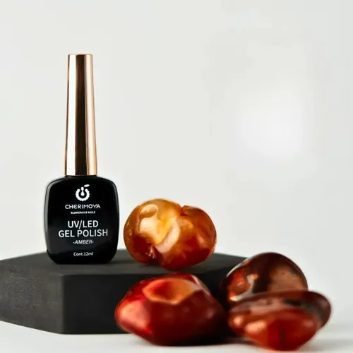 Esmaltes Traslucidos Amber Cherimoya 12 Ml Color 007