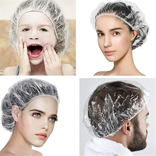 100 Gorros Ducha Baño Desechables, Impermeables, Extr \\