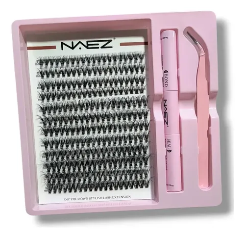 Kit Pestañas Postizas Naez Adhesivo Sellador Varios Modelos