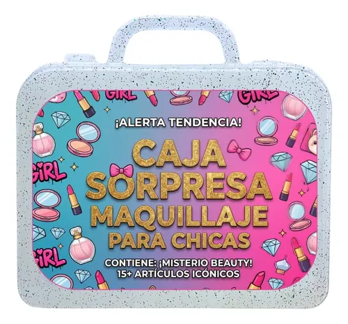 Combo Maquillaje Tejar Box Make Up Regalo X 15 Pzas