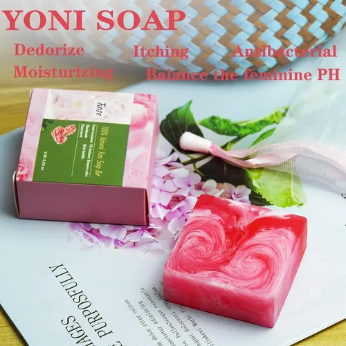 Jabón Yoni Natural Para Mujeres, 100% Artesanal, Ph