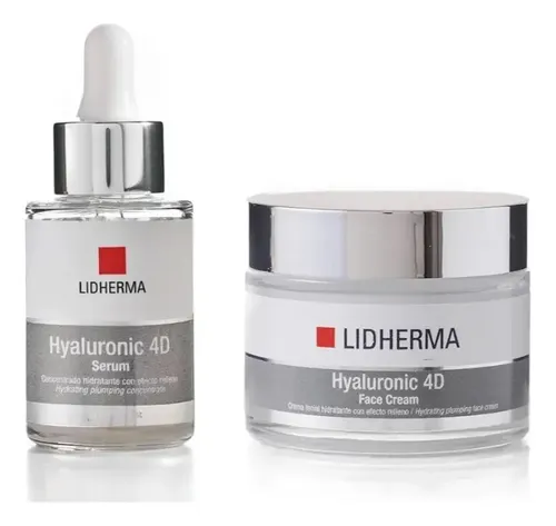 Crema Y Serum Lidherma Hyaluronic 4d Face Cream
