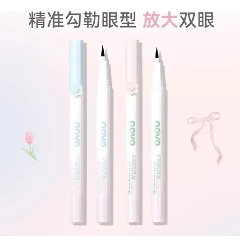 Delineador En Fibra Ultra Fino Fino Waterproof Flower Novo