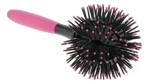 Hl Cepillo Redondo 360° Para Cabello Rizado, Desenreda Huol