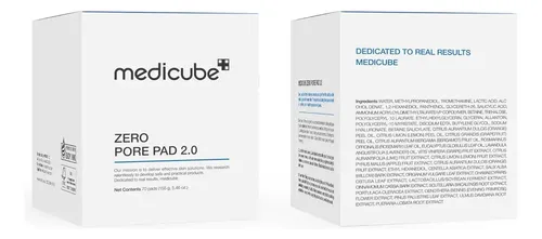 Discos Exfoliantes Para Poros Zero Pore Pad 2.0 Medicube