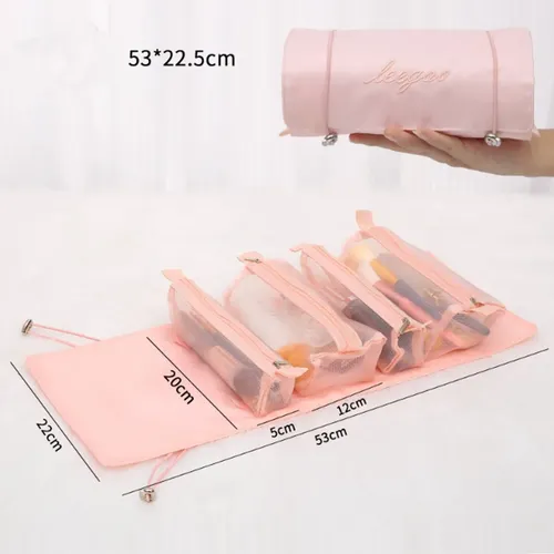 Cosmetiquera Neceser Organizador De Viaje Impermeable Purple