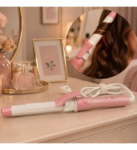 Buclera Rizadora 25mm Temperatura Ajustable Cable Giratorio Accesorios Peine Pinzas Ideal Peinados Ondas Rulos Styling Hair Curler Viaje