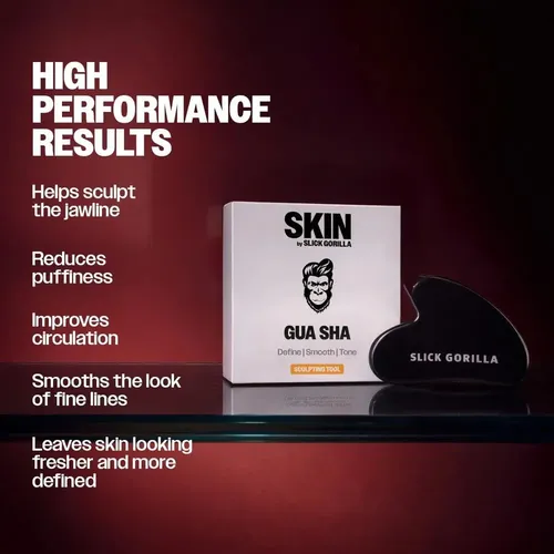 Herramienta Gua Sha Negra Facial Masajeador Sculpting