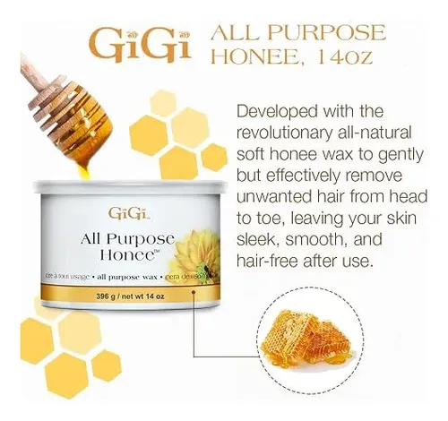 Cera Suave Gigi All Purpose Honee Depilacion Facial Corporal