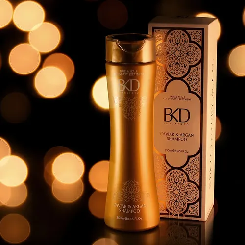Shampoo Caviar & Argan Fidelite By Bkd Hidratacion Y Brillo Intenso Anti Frizz Linea Premium Cabellos Secos Y Dañados