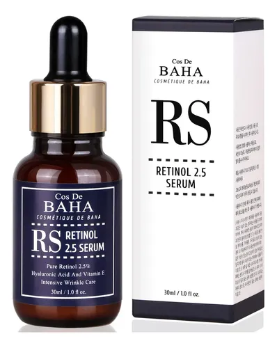 Sérum Facial Cos De Baha Rs Retinol Al 2,5% Con Vitamina E,