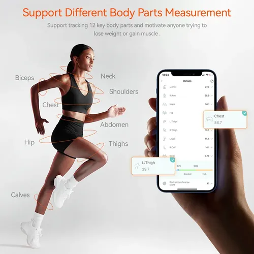 Fita Métrica Inteligente Body Con App Fitdays Mo-fs