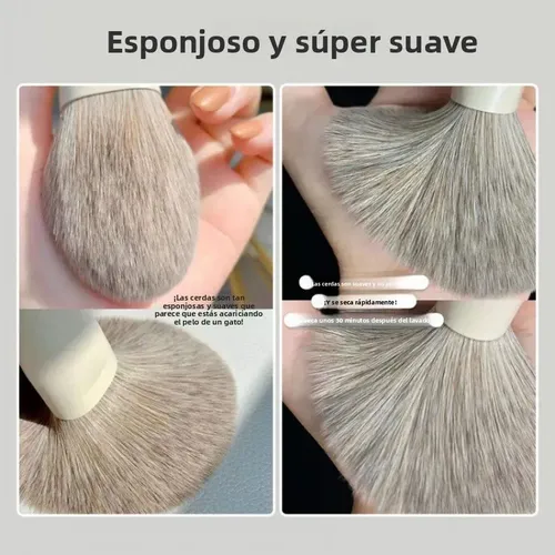 Set Pinceles Maquillaje Sombras Base Corrector Profesional