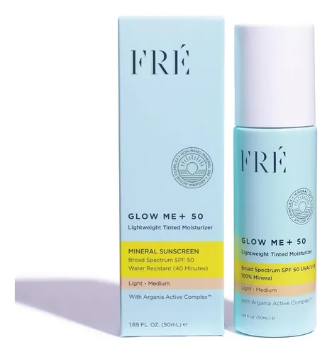 Protector Solar Facial Fré Glow Me+ 50 Hidratante Mineral