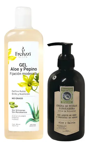 Frenzzi Gel De Aloe Y Pepino 350ml+ Crema D/p Reparadora 3c