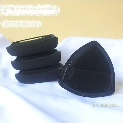Esponja Triangular Gruesa No Absorbe Polvo Maquillaje 2pcs