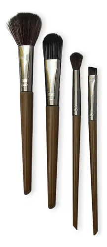 Set Brochas Pinceles 4 Piezas Maquillaje Make Up