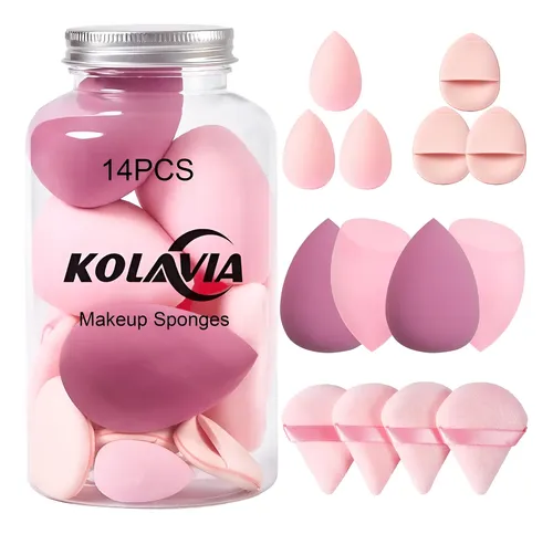 14pcs Makeup Sponge Set, Beauty Blender Sponge For Founda…