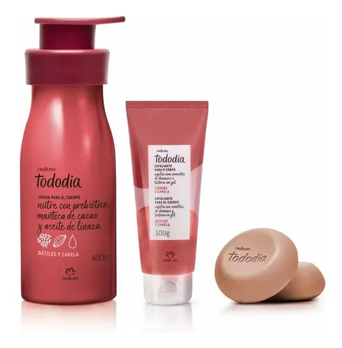 Crema Corporal Datiles Y Canela 400ml. Todo Dia. Natura.