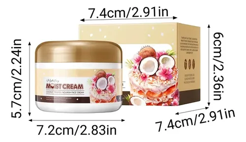 Crema Facial Nutriente Coconut Tiramisú 100g Bioaqua