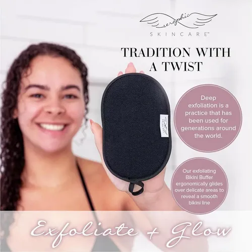Mitón Exfoliante Vegano Seraphic Skincare Para Bikini