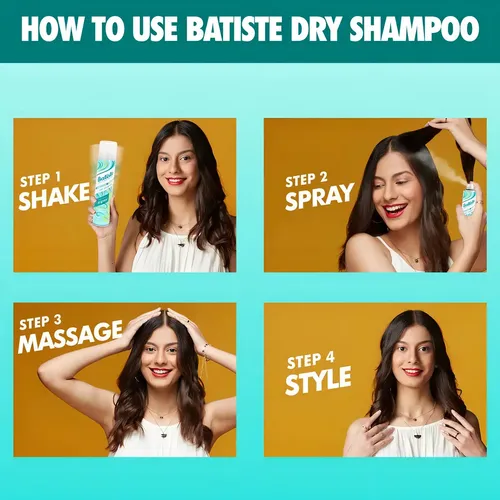 3 Shampoo En Seco Batiste Rose Gold Lavado Sin Agua