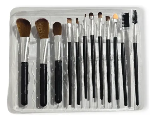 Set Brochas Pinceles 12 Piezas Maquillaje Make Up