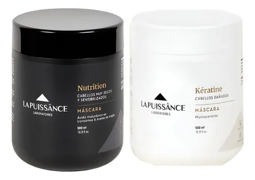 Kit Mascara De Argan Y Keratina X500 Ml La Puissance