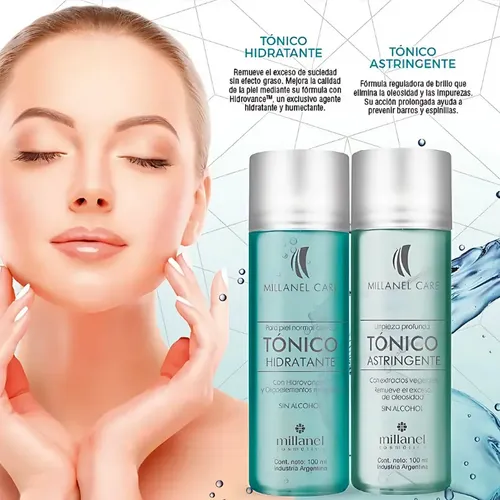 Tónico Hidratante Facial Hidrovance Millanel Care 100ml