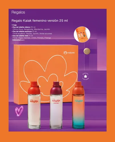 Regalo Kaiak Minis Eau De Toilette Fem 25ml Natura Vegano