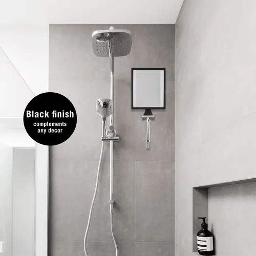 Espejo Antivaho Para Ducha Conairman Con Aumento 2x Y Luz Le