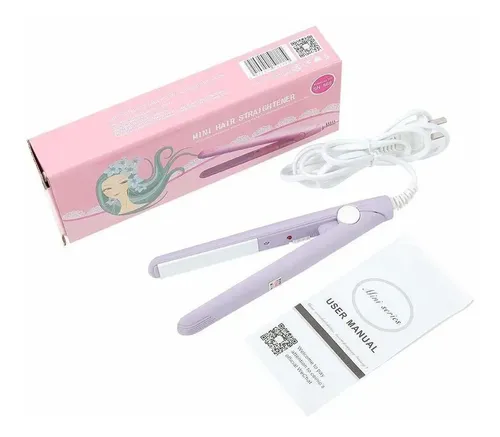 Plancha Mini Para Viaje Para Cabello