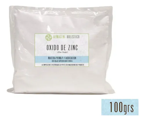 Oxido De Zinc Grado Ph Calidad Para Cosmetica 100grs