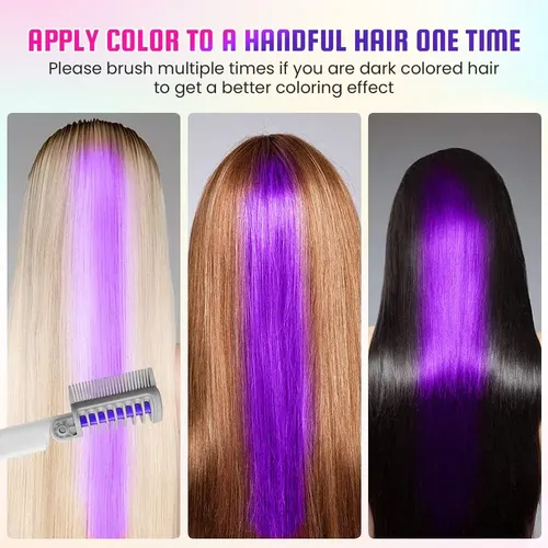 Peine De Color Del Pelo Instantáneo Actualizado De 2026-2pcs